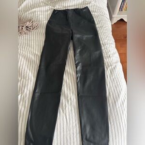 Wilfred Free Black Leather Pants